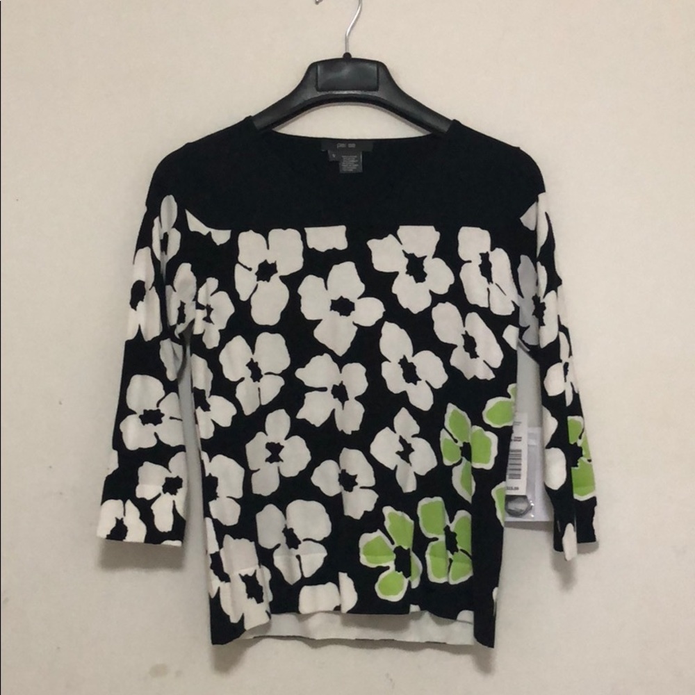 Per Se “Topiary” Floral Top